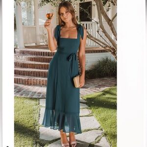 New Show Me Your Mumu Claire Midi Dress